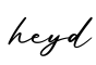 单词heyd书写