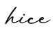 单词hice书写