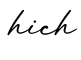 单词hich书写
