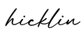 单词hicklin书写
