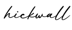 单词hickwall书写