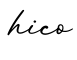 单词hico书写
