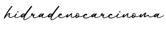 单词hidradenocarcinoma书写
