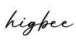 单词higbee书写