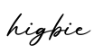 单词higbie书写