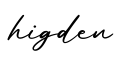 单词higden书写