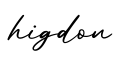 单词higdon书写