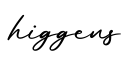 单词higgens书写