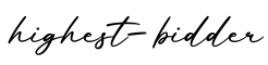 单词highest-bidder书写