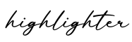 单词highlighter书写