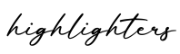单词highlighters书写