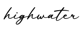 单词highwater书写