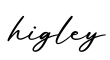 单词higley书写