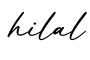 单词hilal书写
