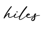 单词hiles书写
