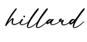 单词hillard书写