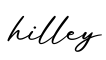 单词hilley书写