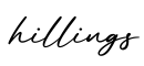 单词hillings书写
