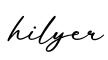 单词hilyer书写