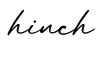 单词hinch书写