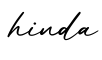 单词hinda书写