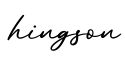 单词hingson书写