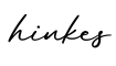 单词hinkes书写