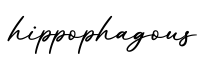 单词hippophagous书写