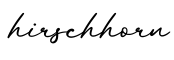 单词hirschhorn书写