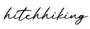 单词hitchhiking书写
