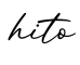 单词hito书写
