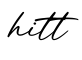 单词hitt书写