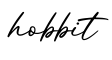 单词hobbit书写