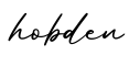 单词hobden书写