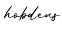 单词hobdens书写