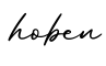 单词hoben书写