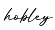 单词hobley书写