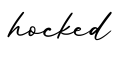 单词hocked书写