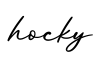 单词hocky书写
