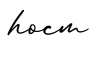 单词hocm书写