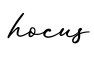 单词hocus书写