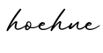 单词hoehne书写