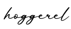单词hoggerel书写