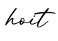 单词hoit书写