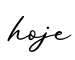 单词hoje书写