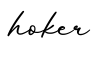 单词hoker书写
