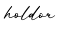 单词holdor书写