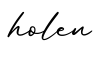 单词holen书写