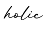 单词holic书写