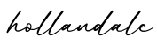 单词hollandale书写